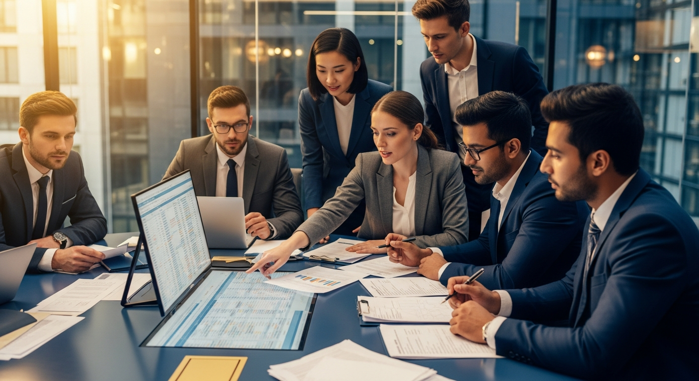 Professional consulting team